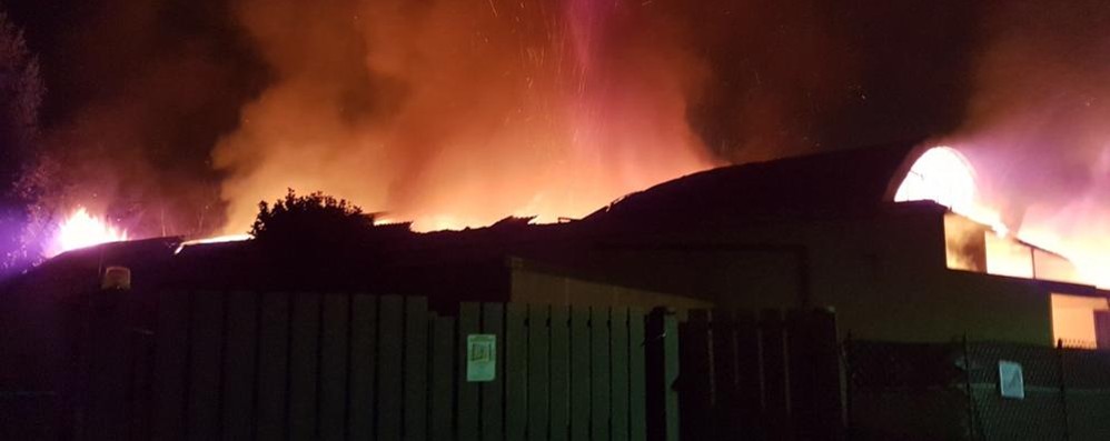 L’incendio di Correzzana