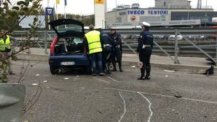 La macchina incidentata che è costata la vita a un bimbo di un mese