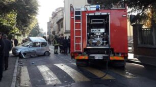 Incidente stradale Carugo-Giussano 14 novembre