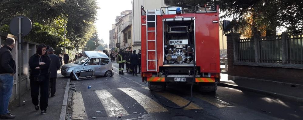 Incidente stradale Carugo-Giussano 14 novembre