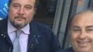 Antonino Lugarà, a destra, con l’ex consigliere Gatti