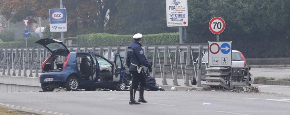 L’incidente stradale di viale Fermi