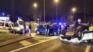 Usmate Velate: l’incidente all'incrocio tra la Sp 177 e viale Monza