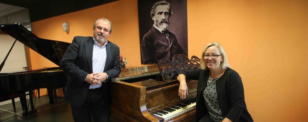 Erminio Della Bassa e Claudia Villa, direttore e docente della Fondazione Appiani