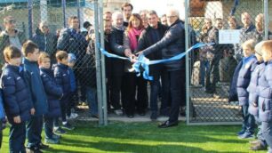 L’inaugurazione del campo della Pro Lissone