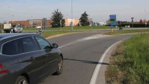 Monza la rotatoria di viale Libertà