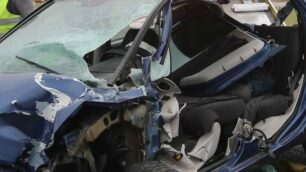 L’auto dell’incidente