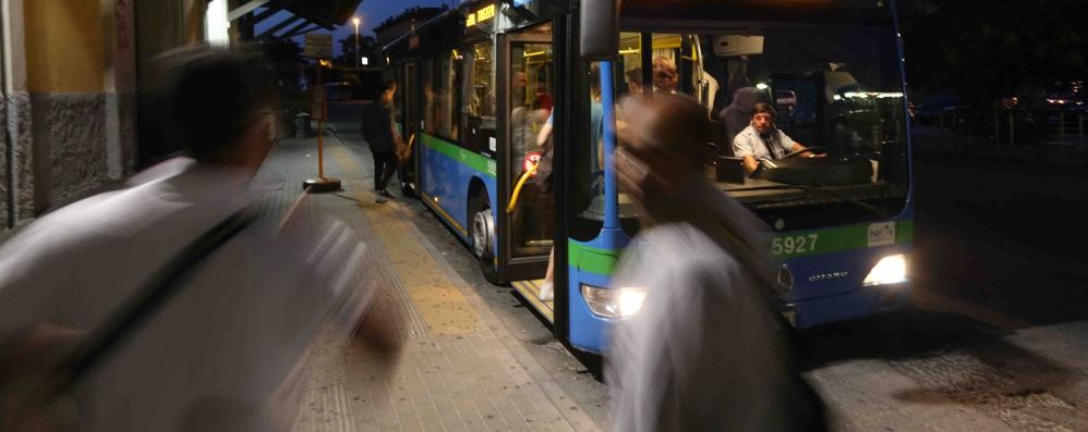 Un autobus a Monza