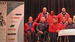Giussano Premi -Costruiamo il futuro Monza Brianza- Associazione Basket Seregno sezione disabili Seregno: la premiazione del 2016