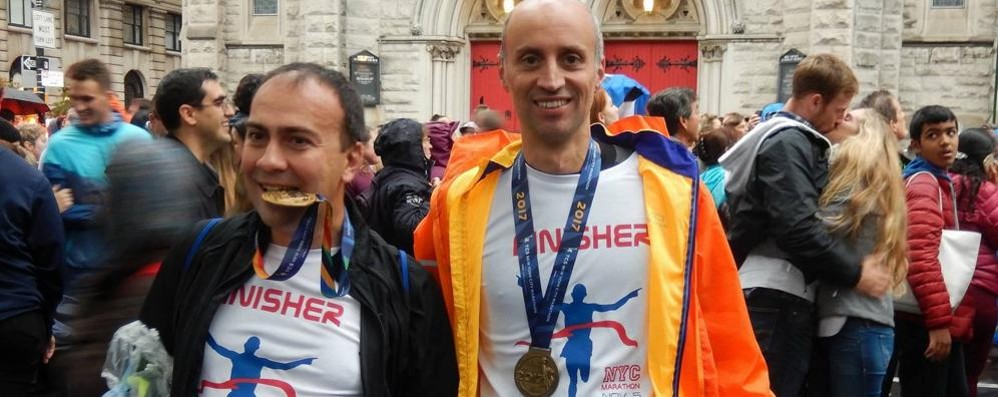 Maratona New York 2017:  Daniele Sironi e Marco Vergani, Vedano al Lambro