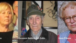 Nova Milanese, vittime del tallio: Patrizia Del Zotto, Giovanni Battista Del Zotto,  Gioia Pittana