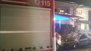 Incendio auto Birago di Lentate sul Seveso