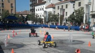 Un’iniziativa in piazza Libertà