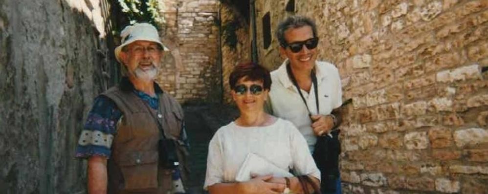 Giorgio Crippa con Roberto Scanagatti e Giovanna Mussi