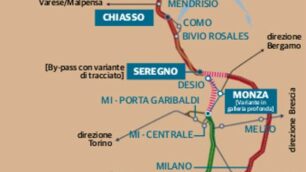 Monza: ecco il progetto per la tangenziale dei treni da Lugano a Genova