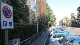 Monza Parcheggio disabili via Durini