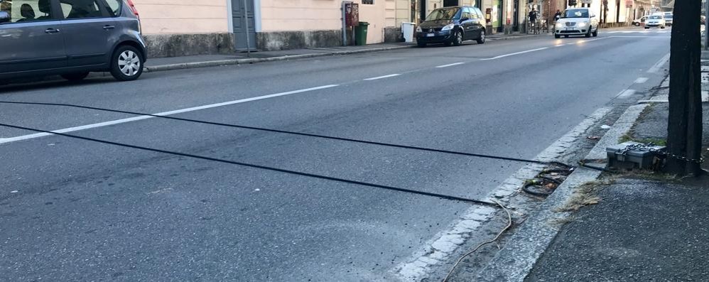 Monza, rilevatori traffico via Appiani