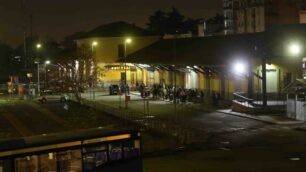 La zona di piazza Castello a Monza