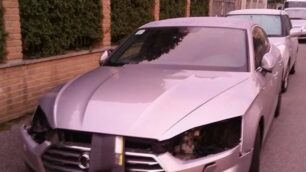 Muggiò: l’auto cannibalizzata