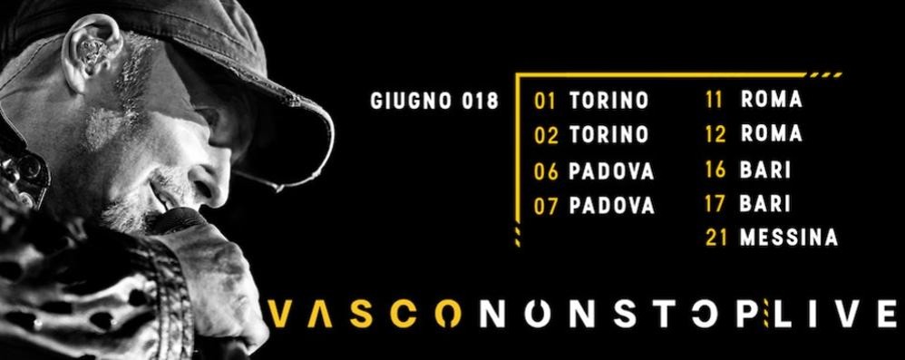 Vasco Rossi tour 2018