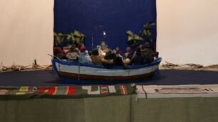 La barca utilizzata per realizzare il presepe