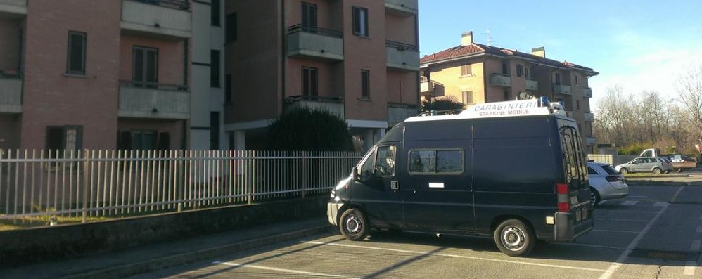 I carabinieri sul luogo dell’omicidio