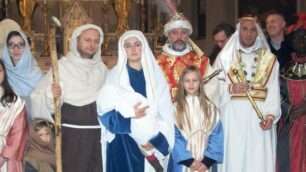 Seregno - I Magi con il presepe vivente a Santa Valeria