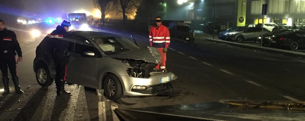 Arcore, incidente in via Monte Rosa martedì sera