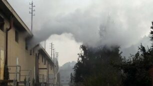 Besana incendio capannone