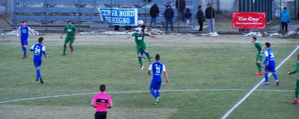 Calcio, Seregno: una fase convulsa del match