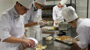 Gli studenti dell'alberghiero Ballerini di Seregno