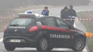 I carabinieri sul posto della tragedia