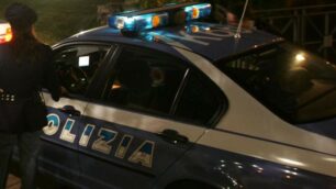 Una pattuglia della polizia di Stato