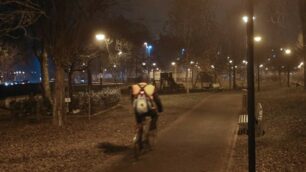 Monza: i giardini pubblici di via Visconti