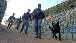 Controlli della polizia a Monza