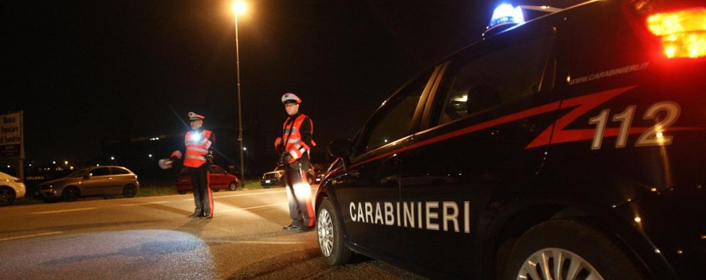 Una pattuglia dei carabinieri