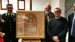 L’opera di Longaretti  restituita al parroco di Muggiò