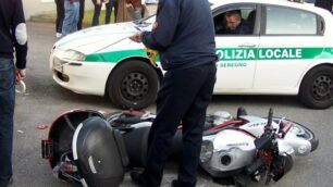 La polizia locale di Seregno al lavoro