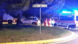 I mezzi intervenuti in via Stoppani