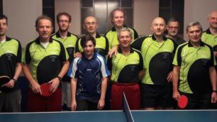 Seregno - Gli atleti del Tennis Tavolo Lazzaretto