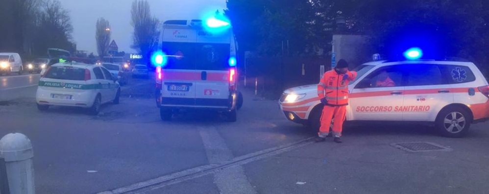 Arcore, ciclista investito in viale Monte Rosa