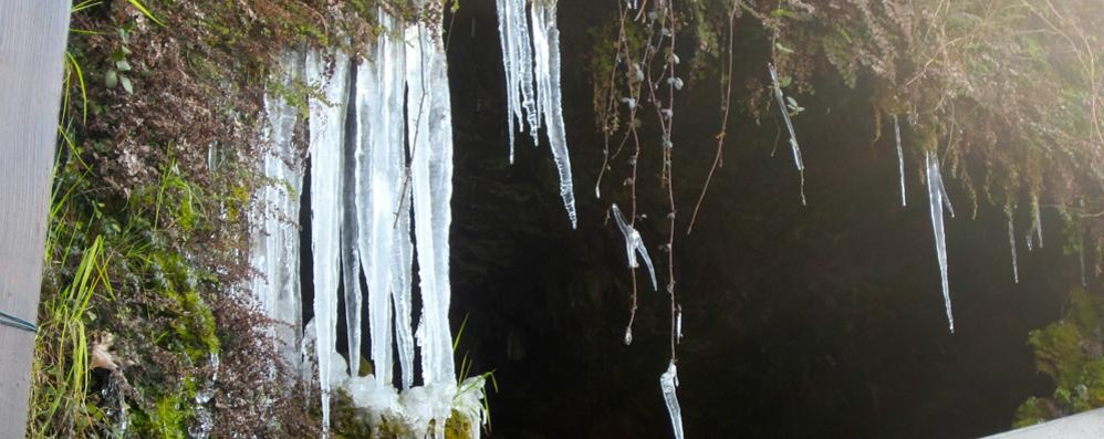 Carate Brianza: il ghiaccio alle Grotte di Realdino