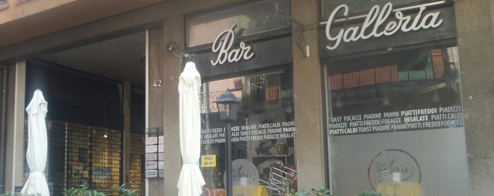 Il bar Galleria a Lecco