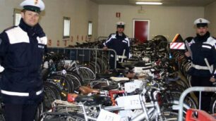Cinisello Balsamo Recupero biciclette rubate - foto Pontoriero