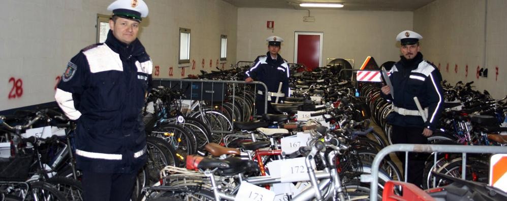 Cinisello Balsamo Recupero biciclette rubate - foto Pontoriero