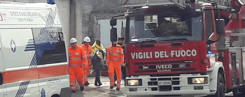 La donna salvata in via Maggiolini, a Monza