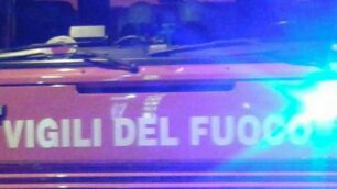 Un mezzo dei vigili del fuoco