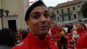 Alessio Messina, presidente della Croce rossa di Brugherio - foto Cri su facebook