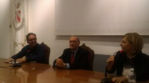 Pietro Grasso a Desio con Lucrezia Ricchiuti