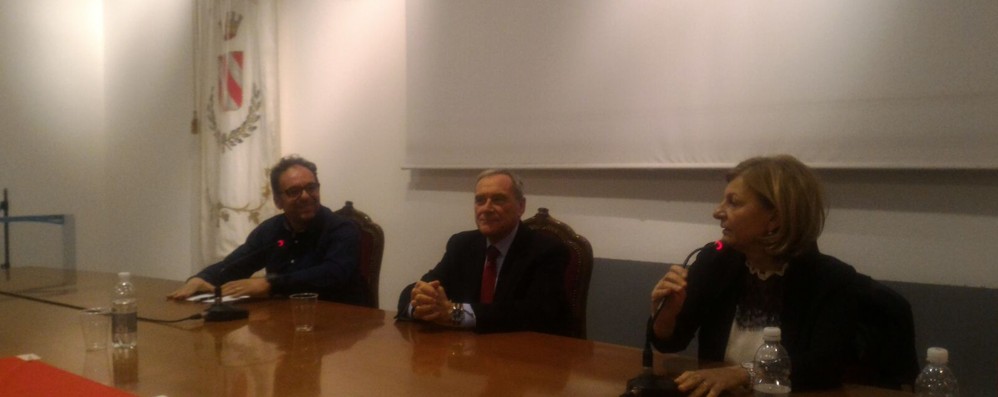 Pietro Grasso a Desio con Lucrezia Ricchiuti